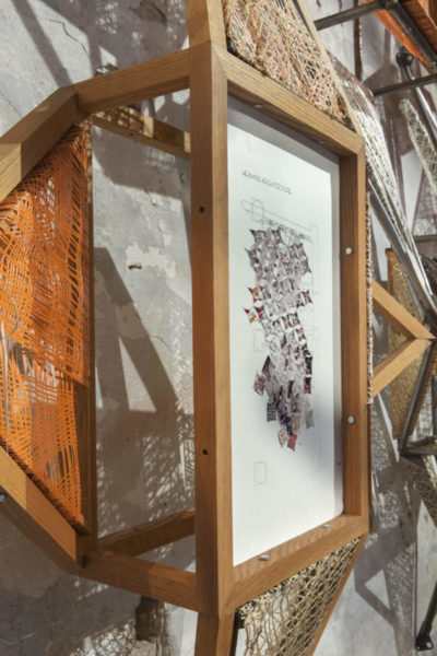 Weaving Architecture, installazione per Biennale Architettura 2018 in fibra ferro e quercia rossa americana - Benedetta Tagliabue- EMBT -credit Giovanni Nardi 6